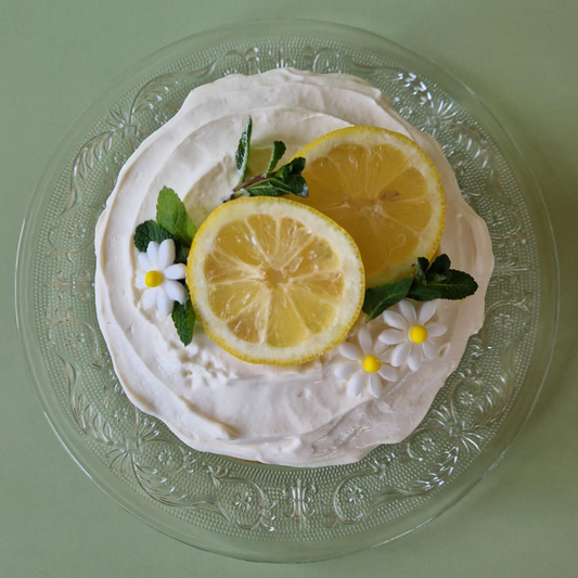 Citroen olijfolie cake (8 pers)