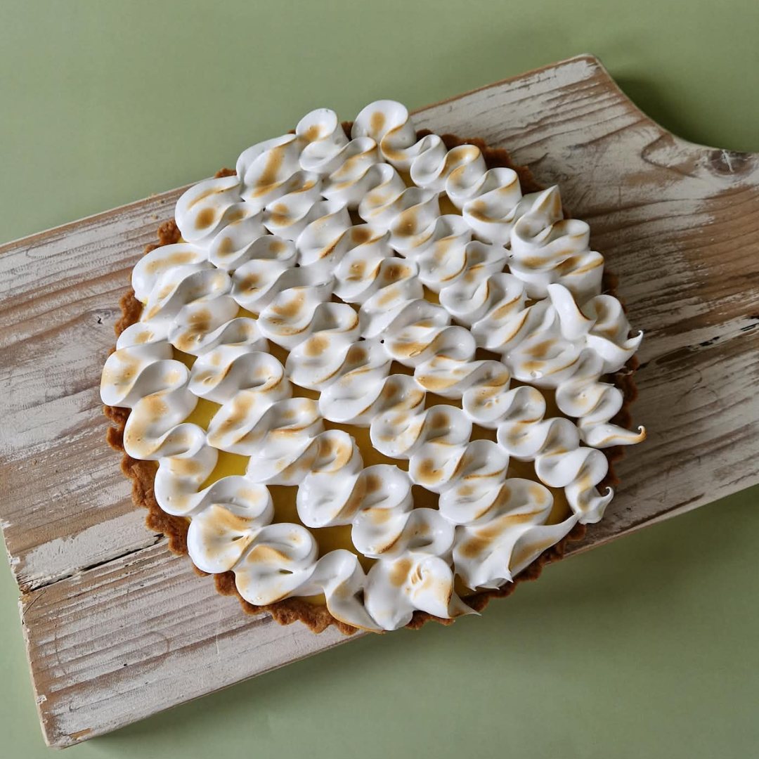 Citroen meringue taart (6 pers)