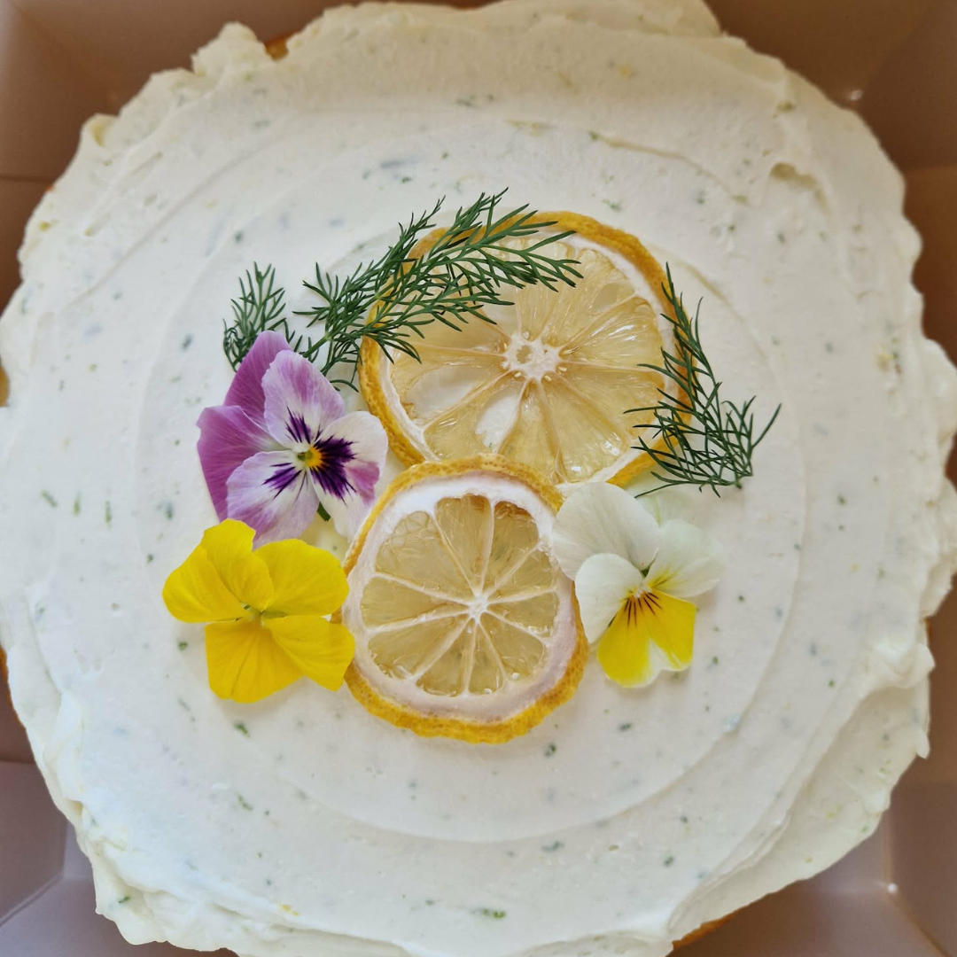 Citroen olijfolie cake (8-10 pers)
