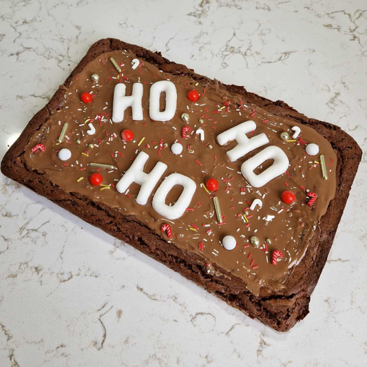 Kerst 'Ho Ho Ho' Brownie Note