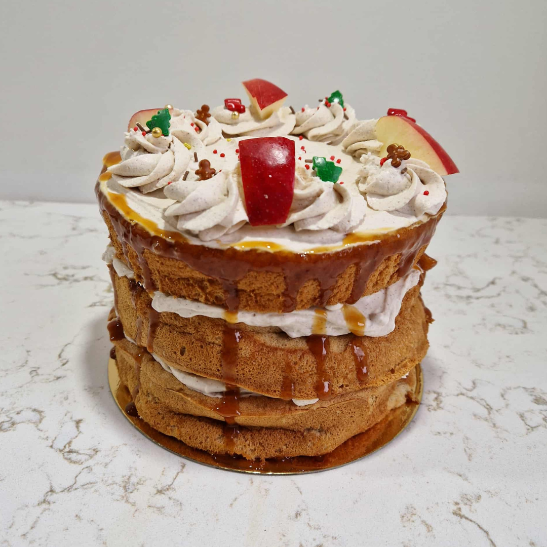 Appel kaneel chiffon taart (8 pers)