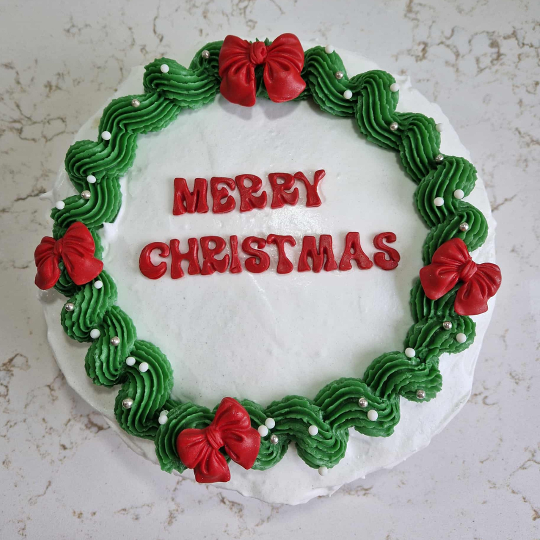 Witte chocola cranberry taart (14-18 pers)