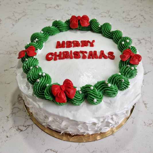 Witte chocola cranberry taart (14-18 pers)