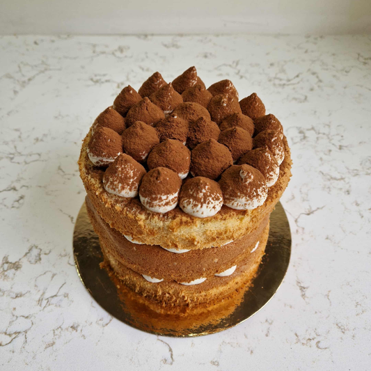Tiramisu chiffon taart