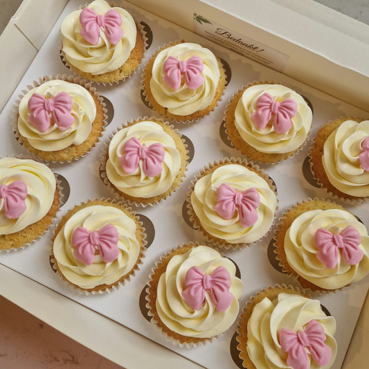 Strikjes cupcakes