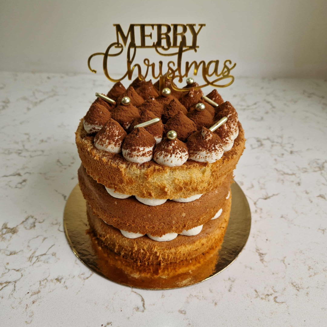 Tiramisu chiffon taart (8 pers)