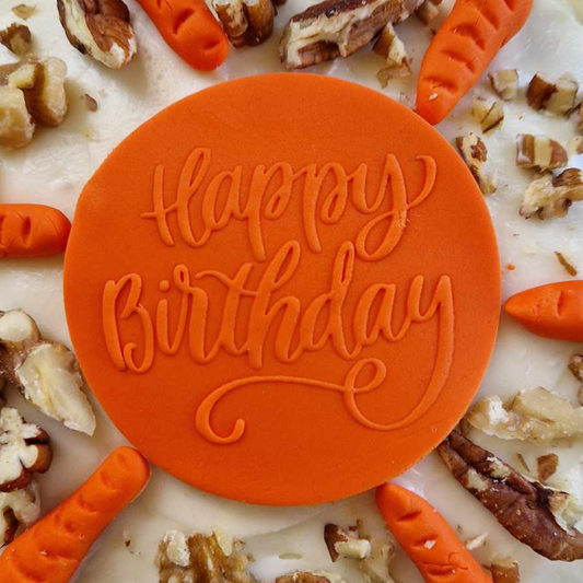 Taarttopper Happy Birthday