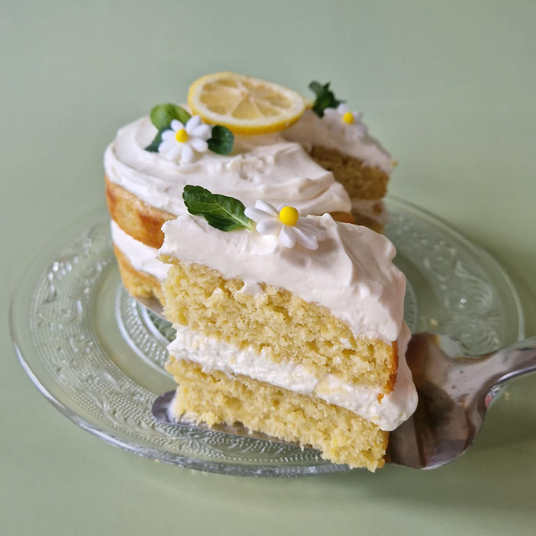 Citroen olijfolie cake (8 pers)