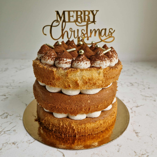 Tiramisu chiffon taart (8 pers)