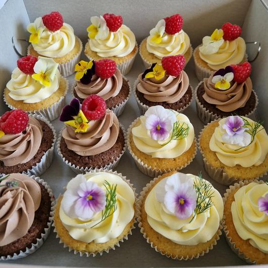 Bloem cupcakes