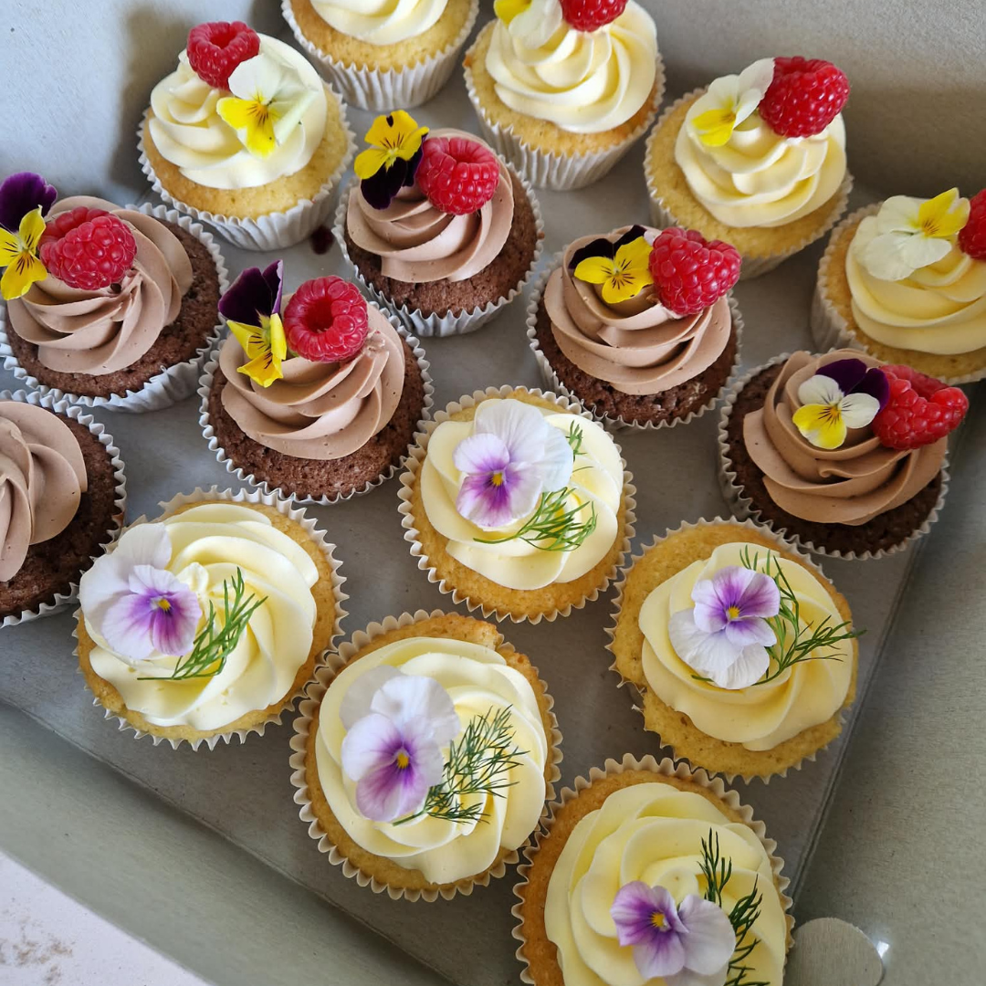 Bloem cupcakes